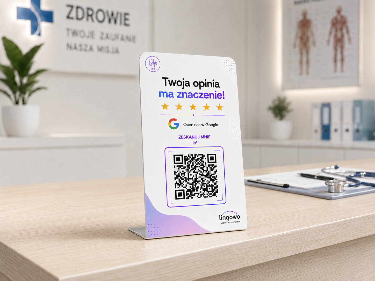 Linqcard w gabinecie lekarskim